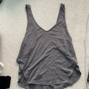 Lulu lemon gray tank top